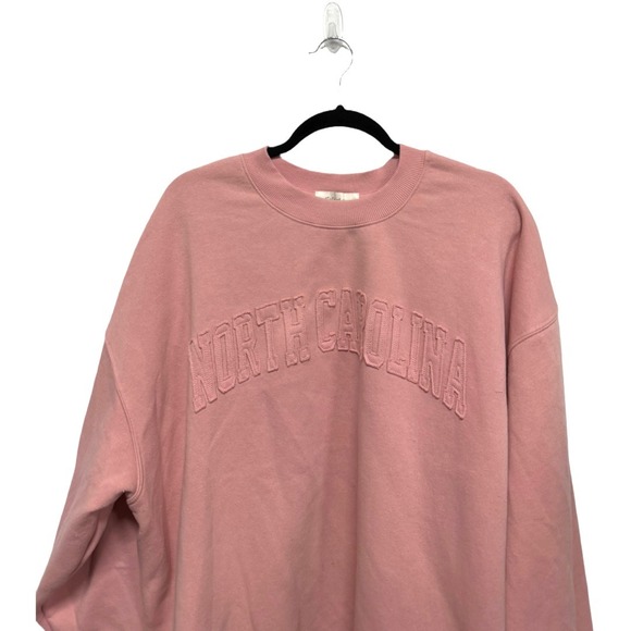 State of Mine North Carolina NC Pink Blush Viral Sweatshirt Size XXL Pullover - Picture 2 of 6
